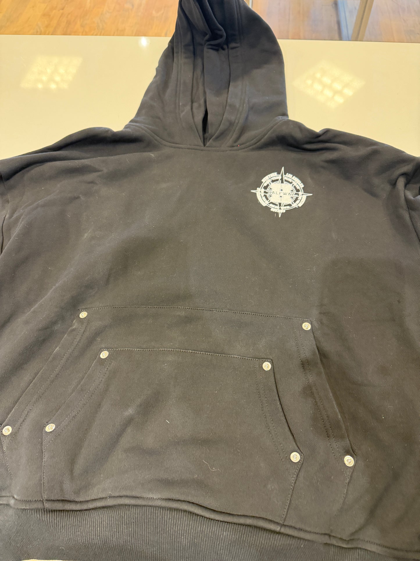 Halfway Home Carpenter Compass Hoodie