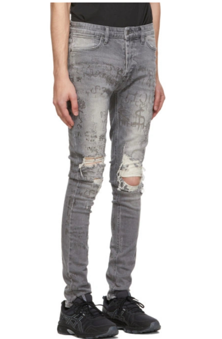 Ksubi Chitch Van Winkle Scribble Denim