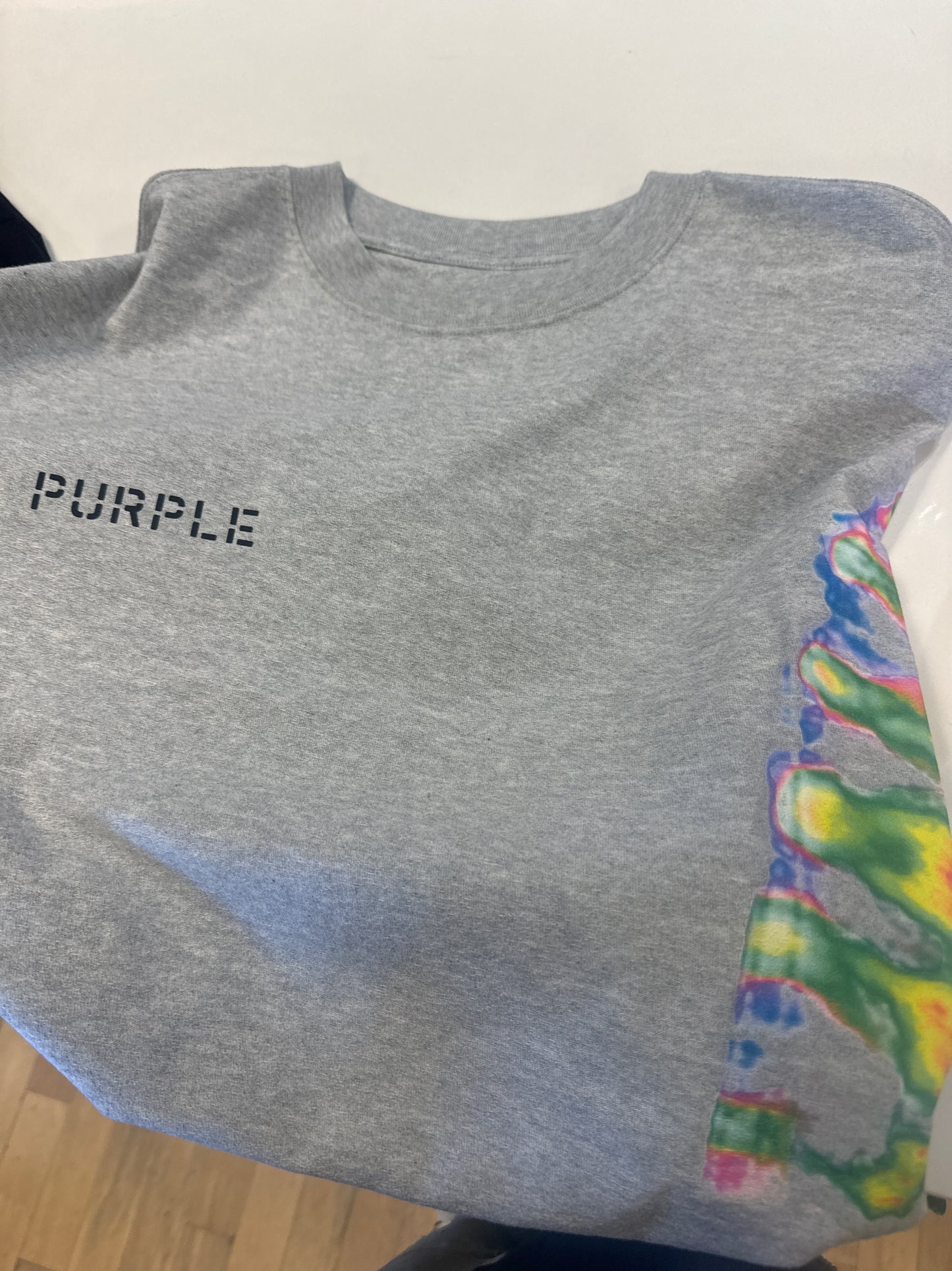 Purple brand tee grey *SALE*