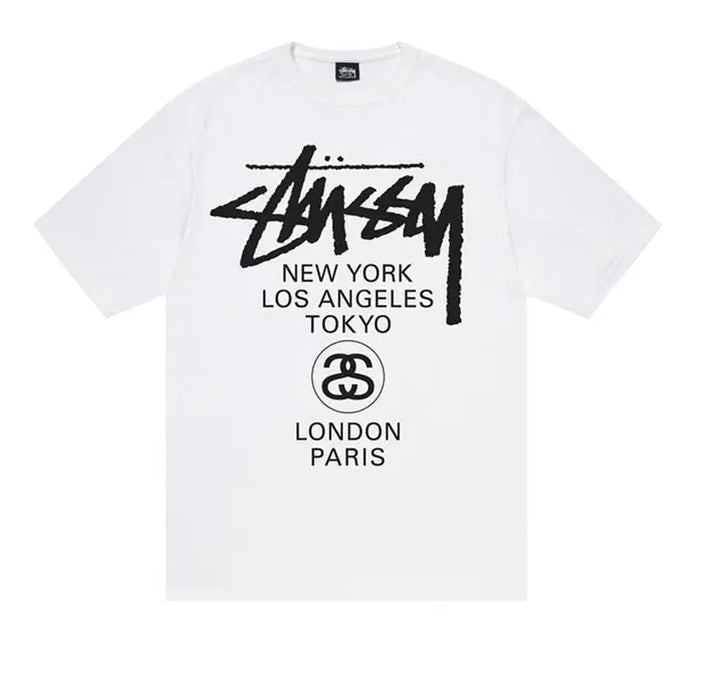 Stussy World Tour Tee White