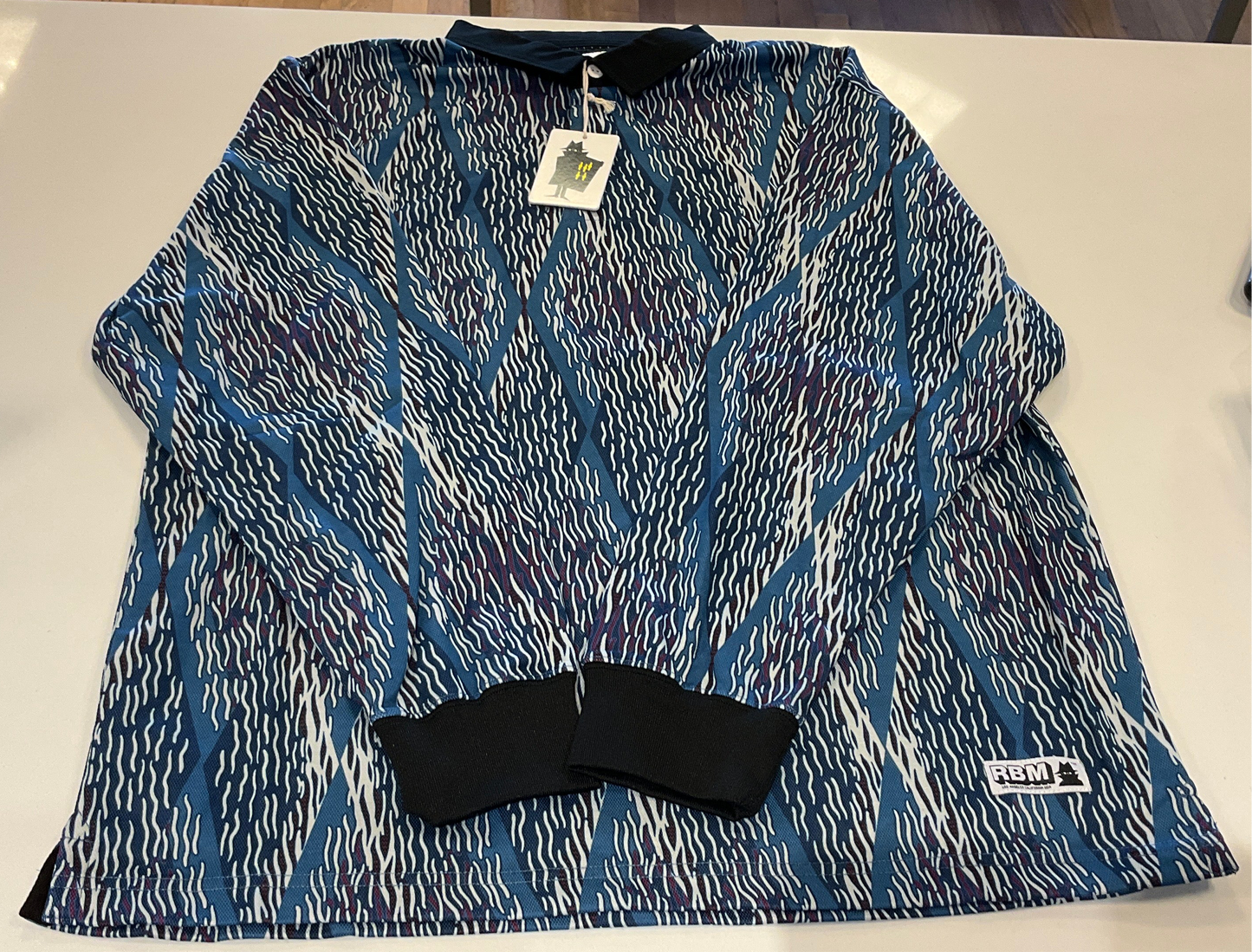 Real Bad Man Oversized Soccer Rugby LongSleeve Jersey Algae
