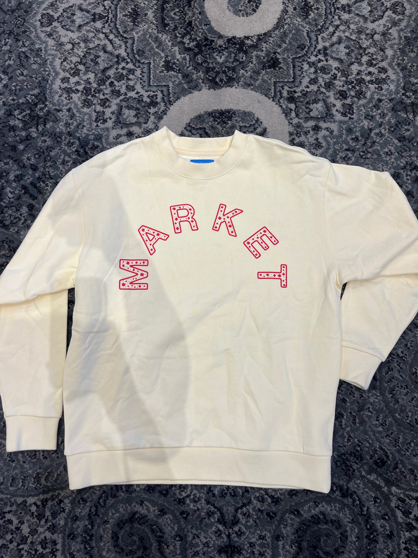 Market Arched Crewneck Cream