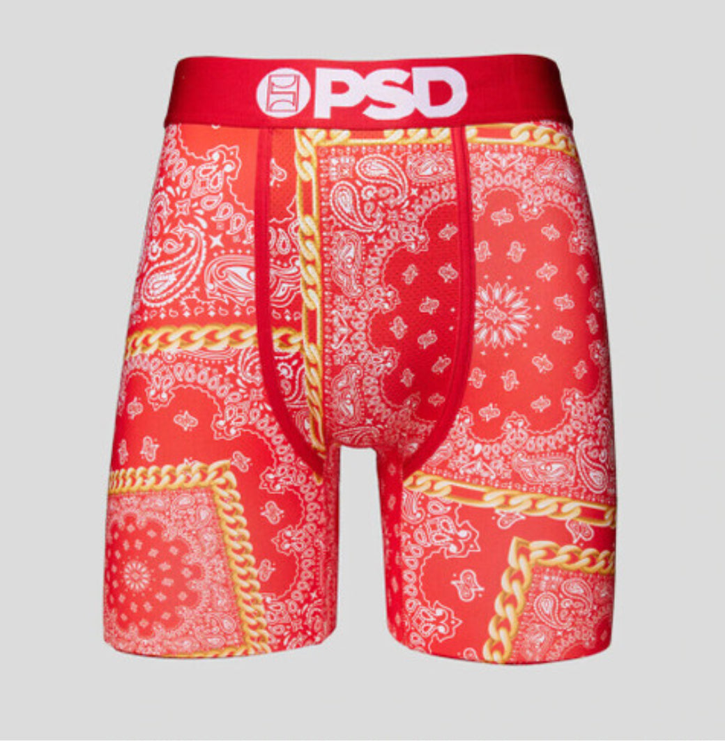 PSD Red Chain Paisley