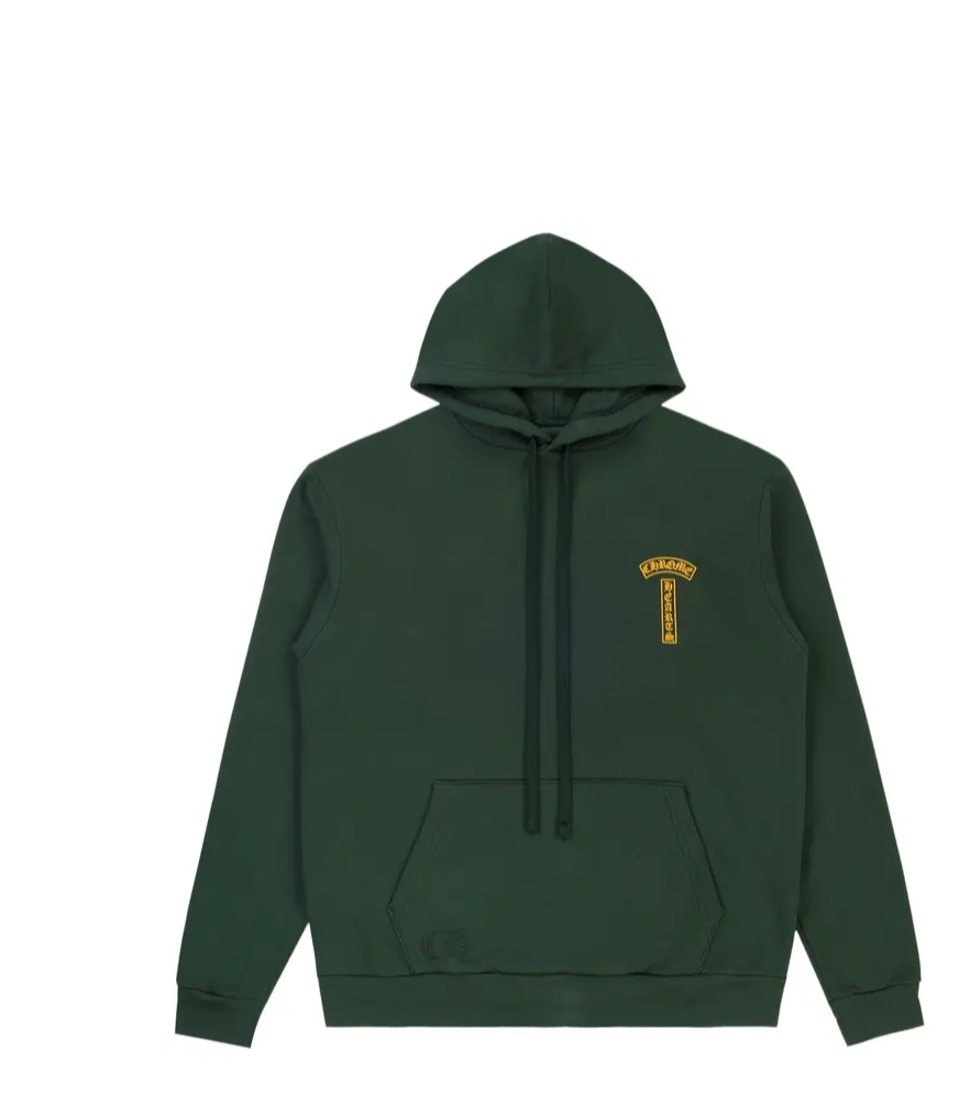 Chrome hearts T Bar Sweatshirt Green/Gold
