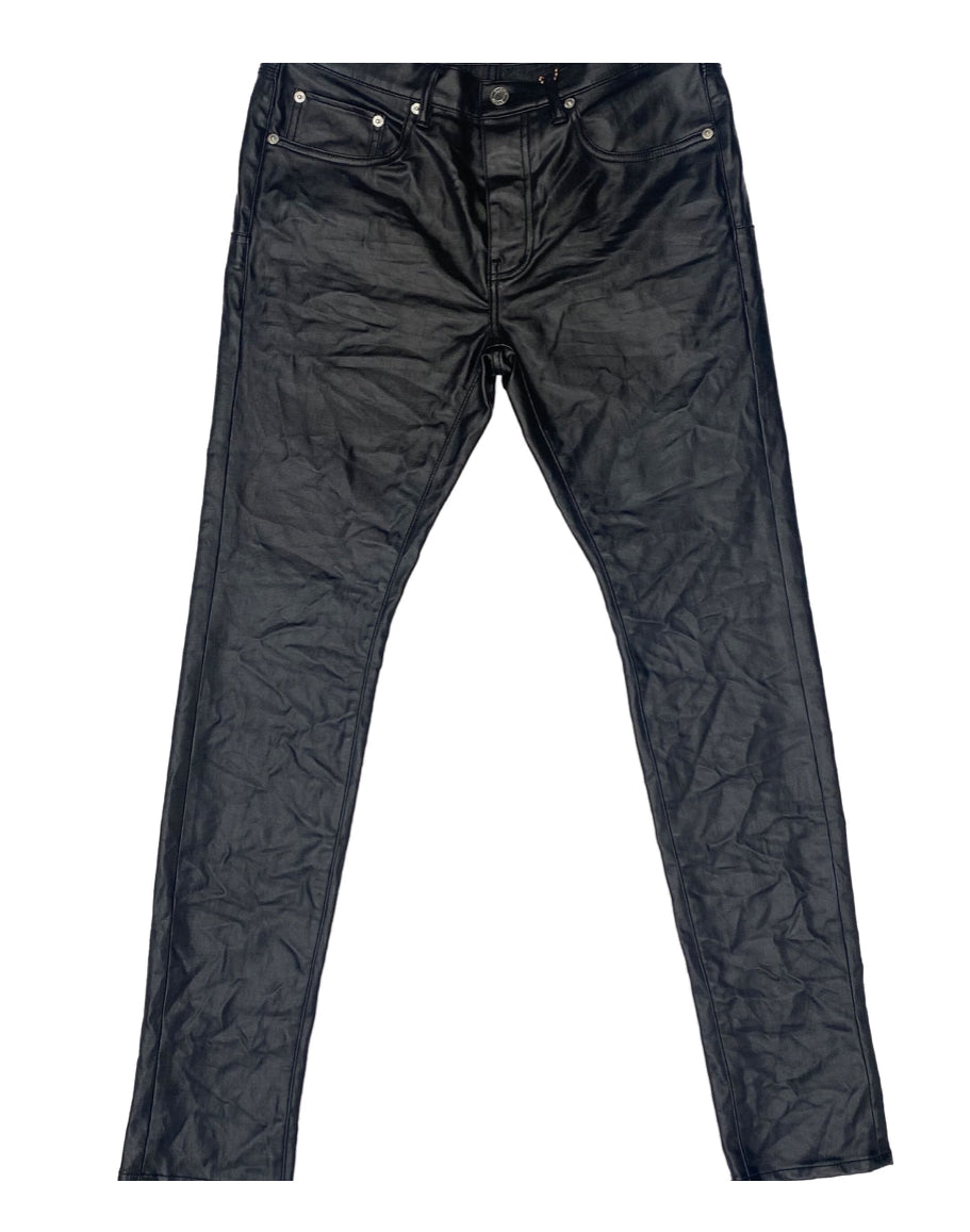 Purple Patent Leather Film Black