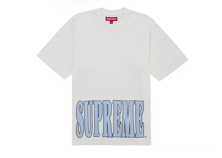 Supreme Cracked White S/S Top