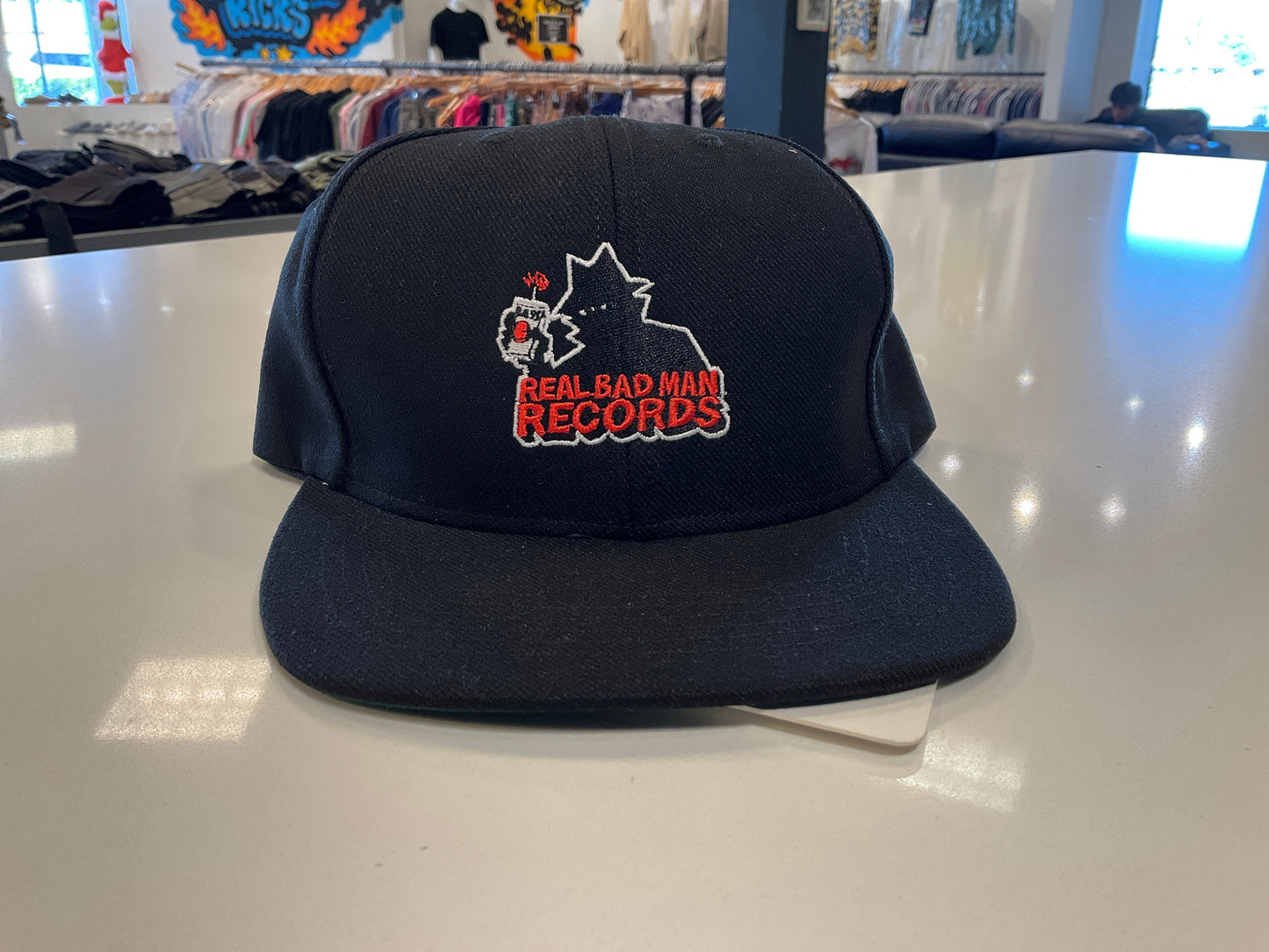 Real Bad Man Records Swap Meet SnapBack Hat Black