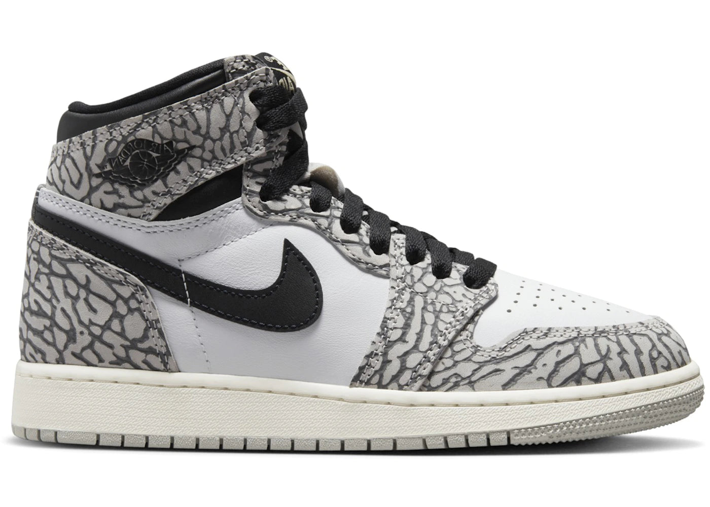 Jordan 1 Retro High OG White Cement GS