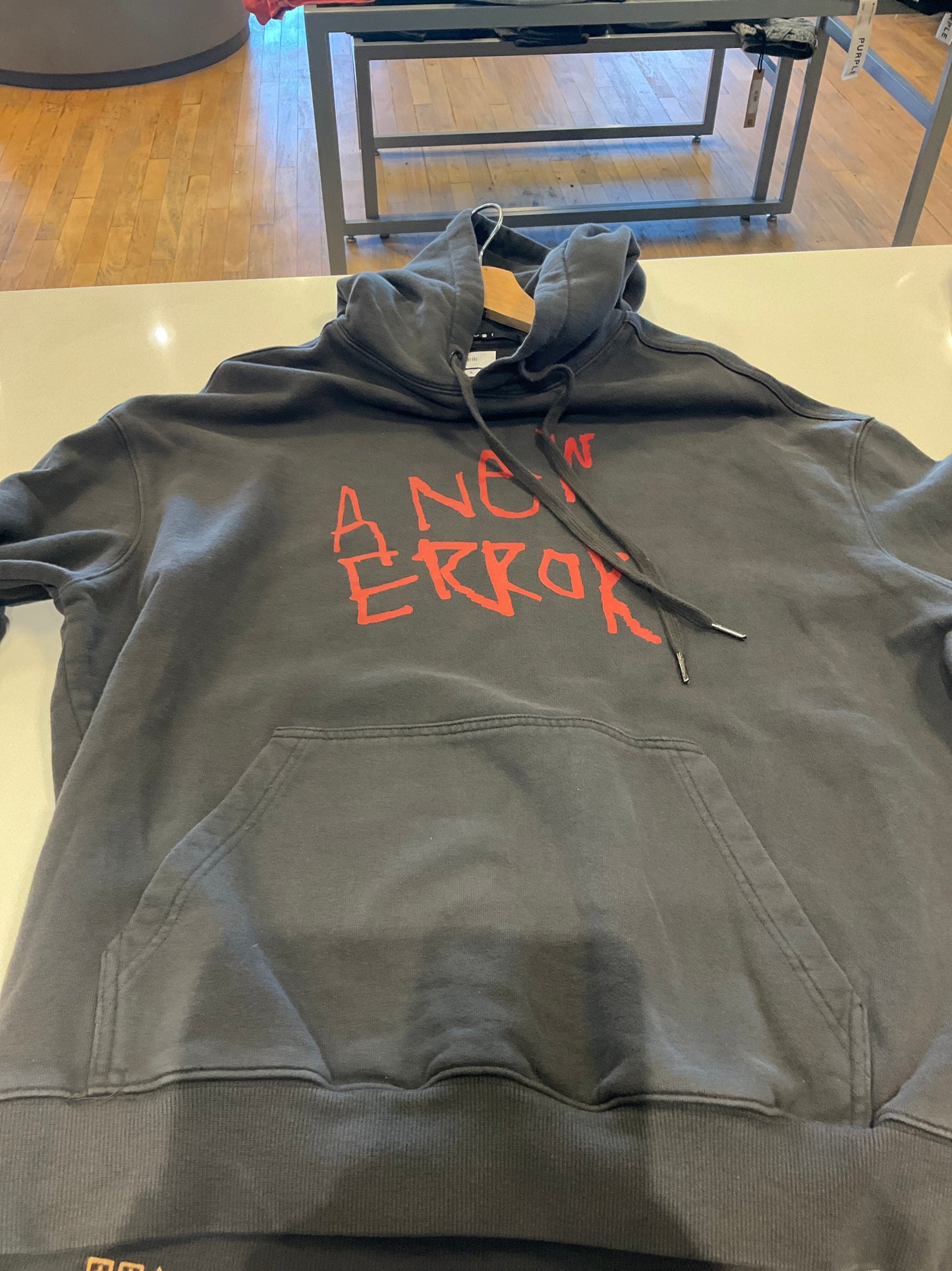 Ksubi Error Biggie Hoodie Faded Black