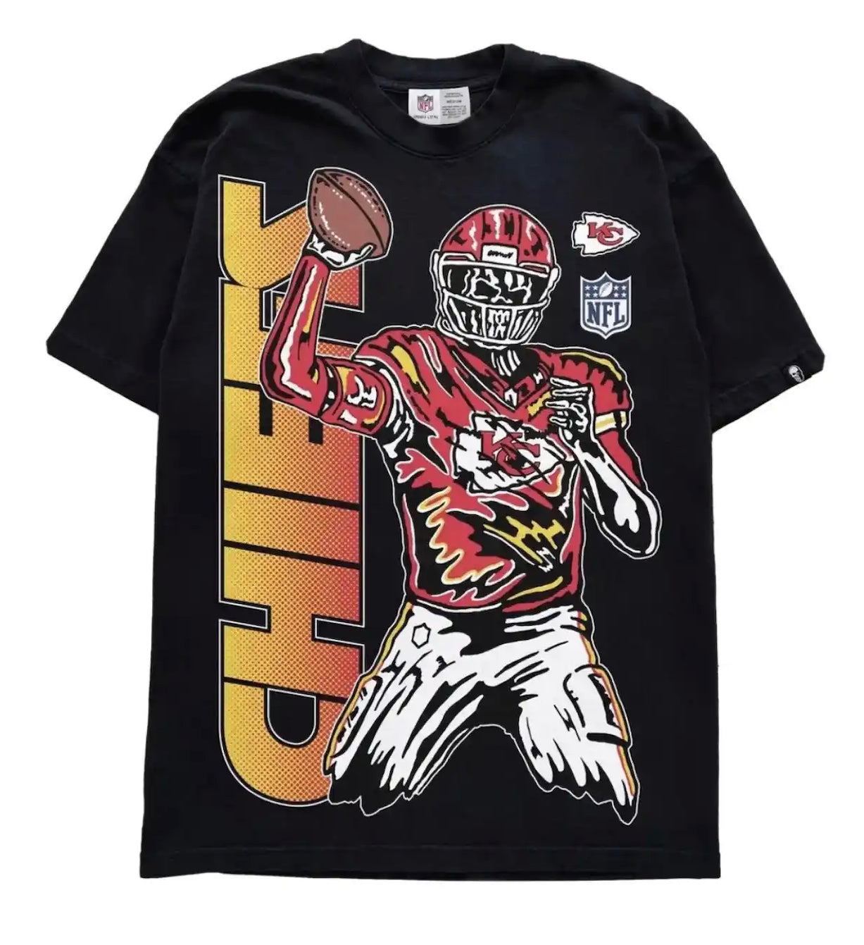 Warren Lotas x NFL chiefs championship tee black