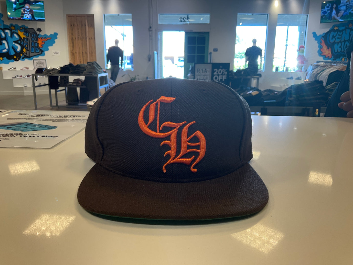 Chromeheart hat brown/orange