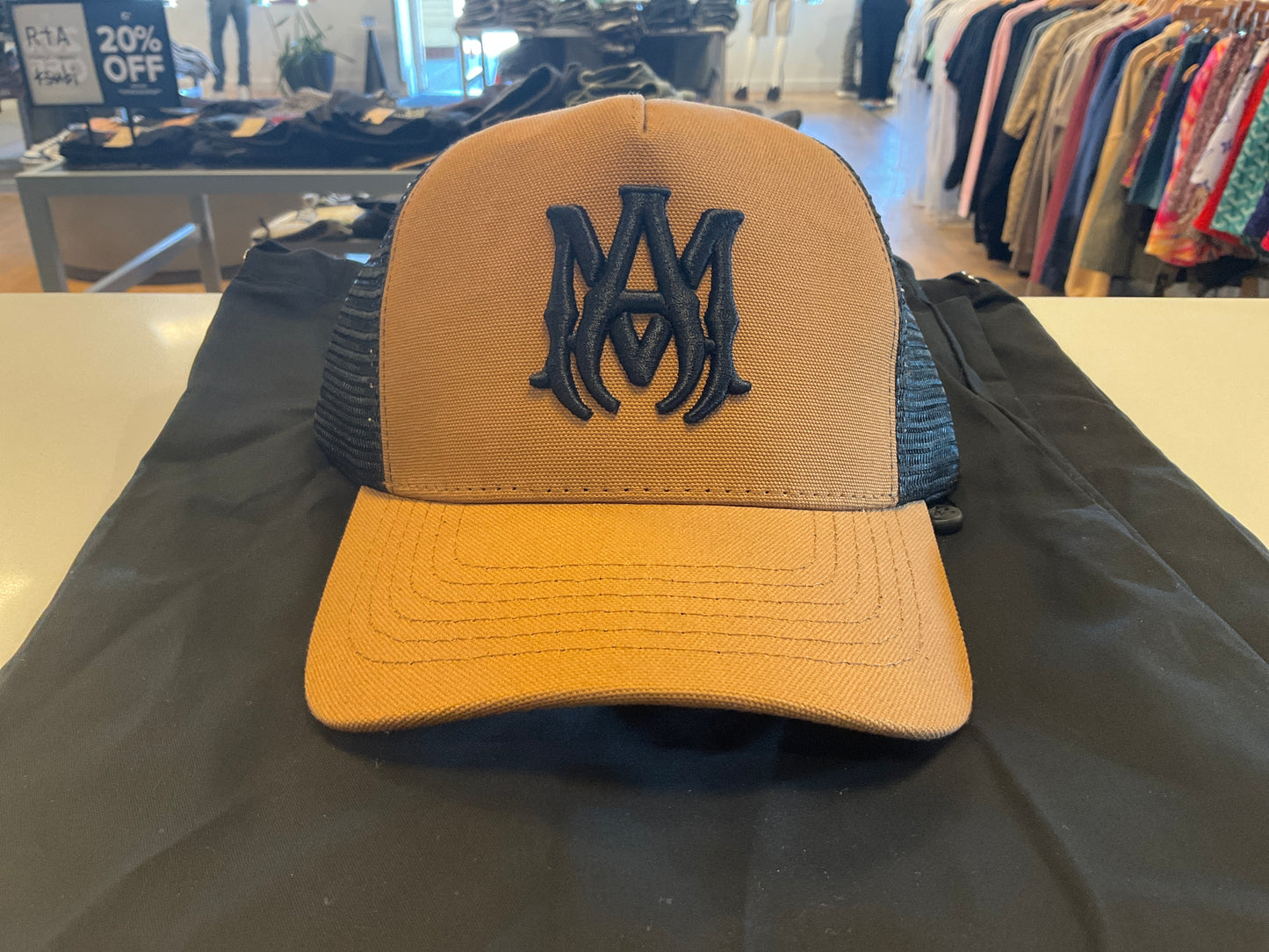 Amiri MA Trucker Hat Brown SB