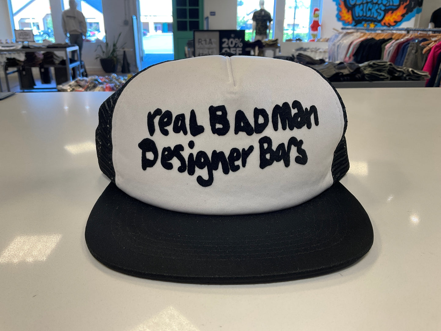 Real Bad Man Designer Bars Trucker Hat