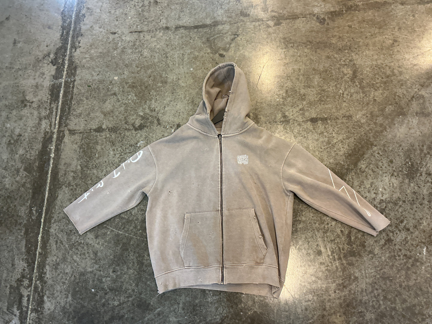 RIS Zip Hoodie Sand 1of1