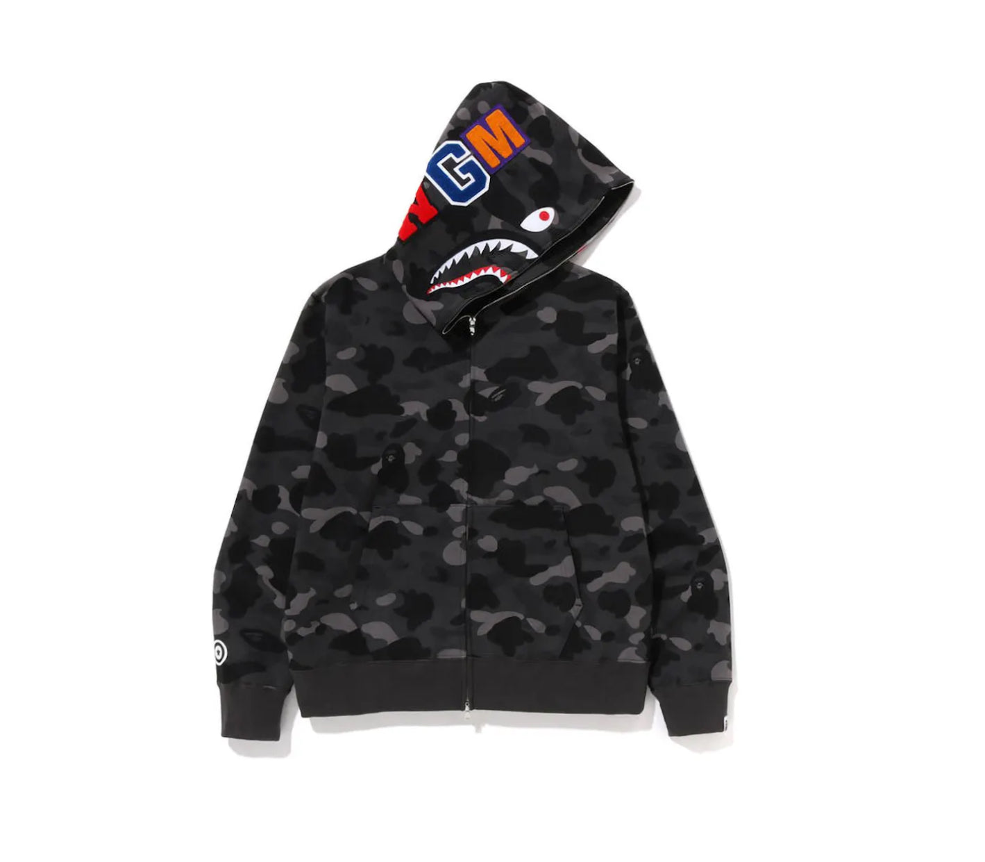 Bape Shark Zip-up Black