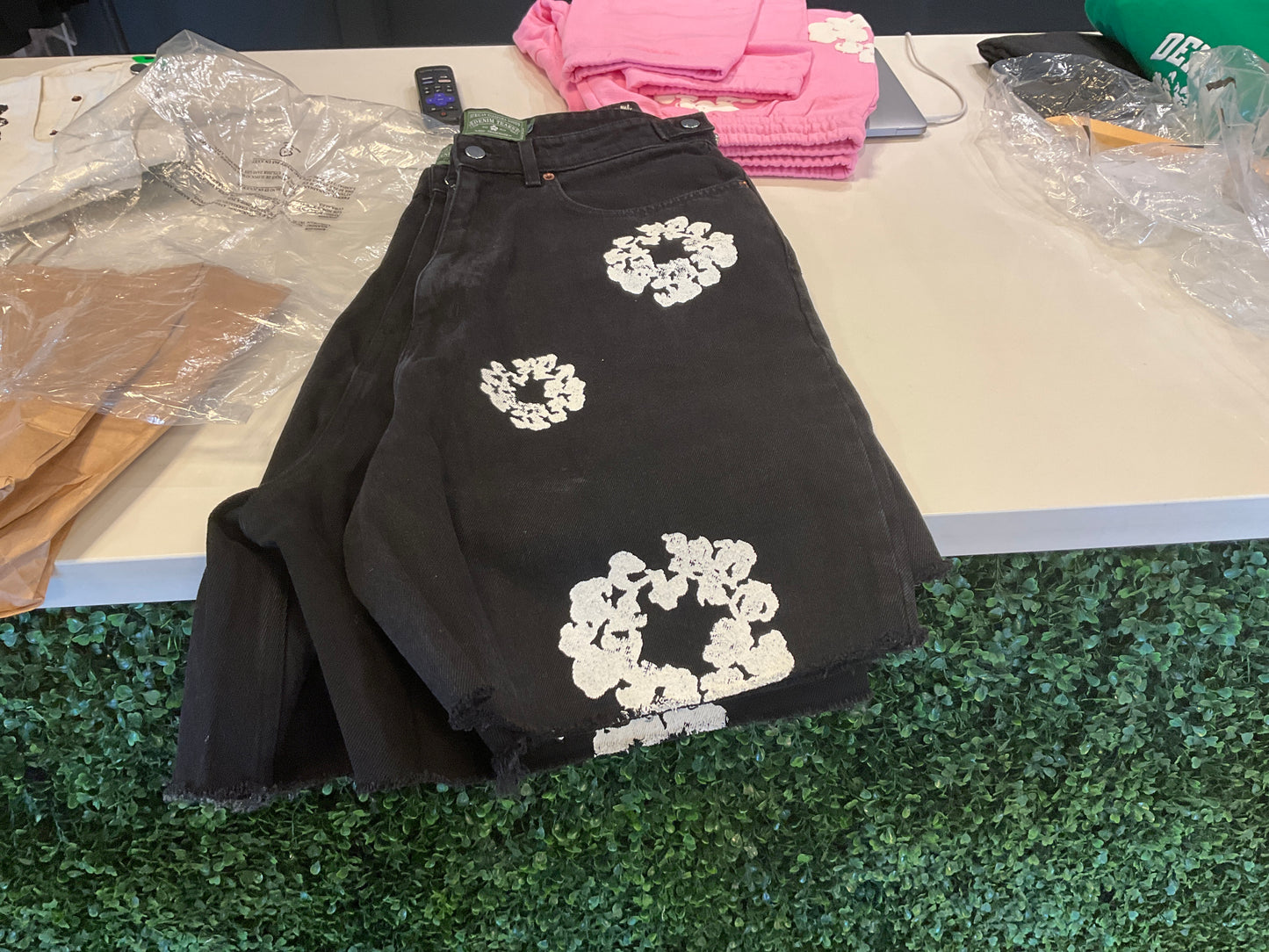 Denim Tears Denim Short Black