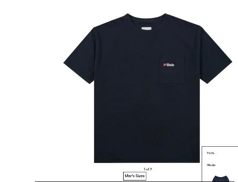 Rhude Vintage Wolf Pocket Tee