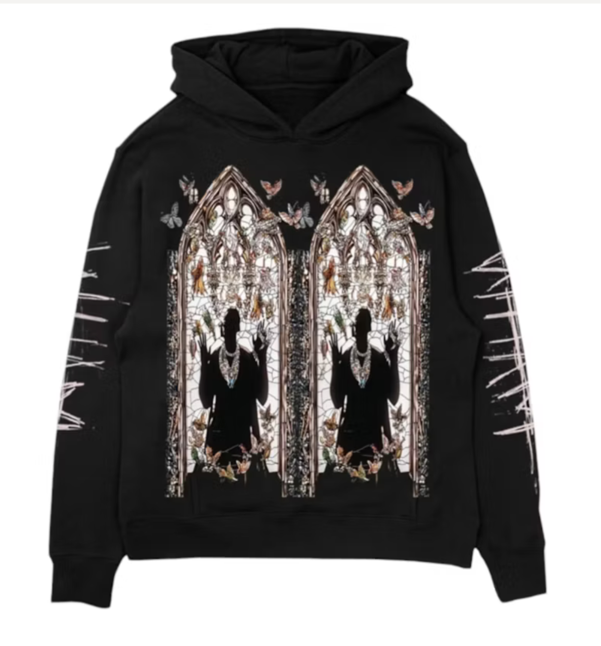 Who Decides War x Wham Hoodie Black