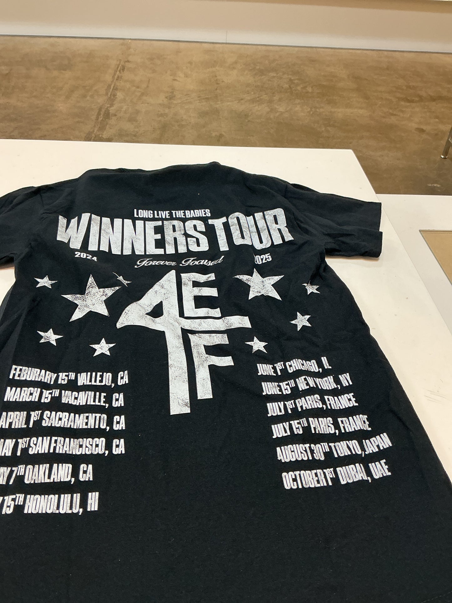 4EverFocused Black Winners Tee