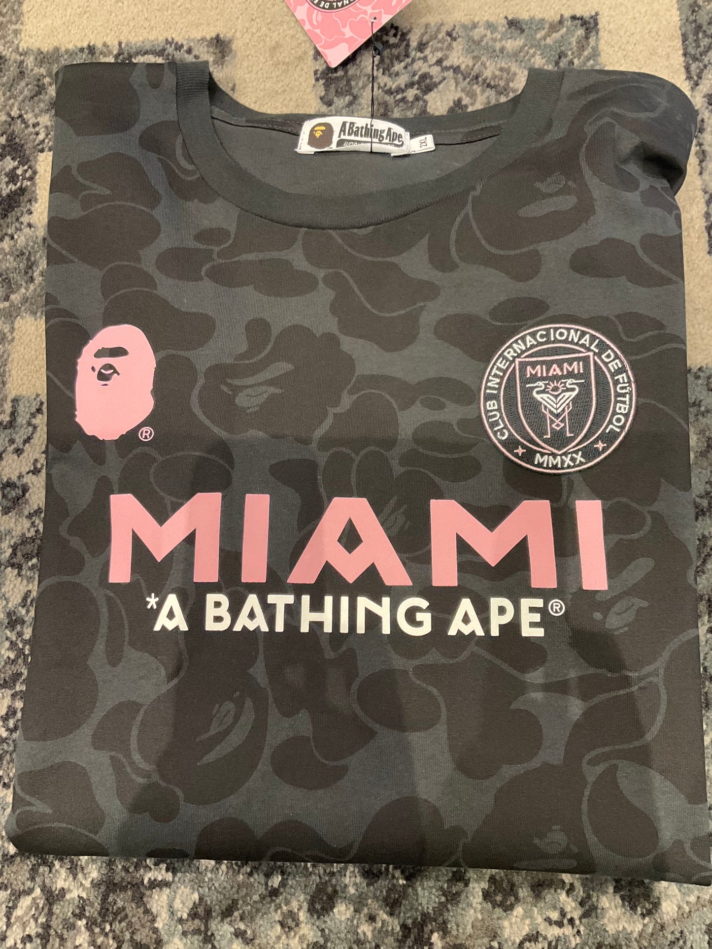 Bape Miami Jersey Tee Black