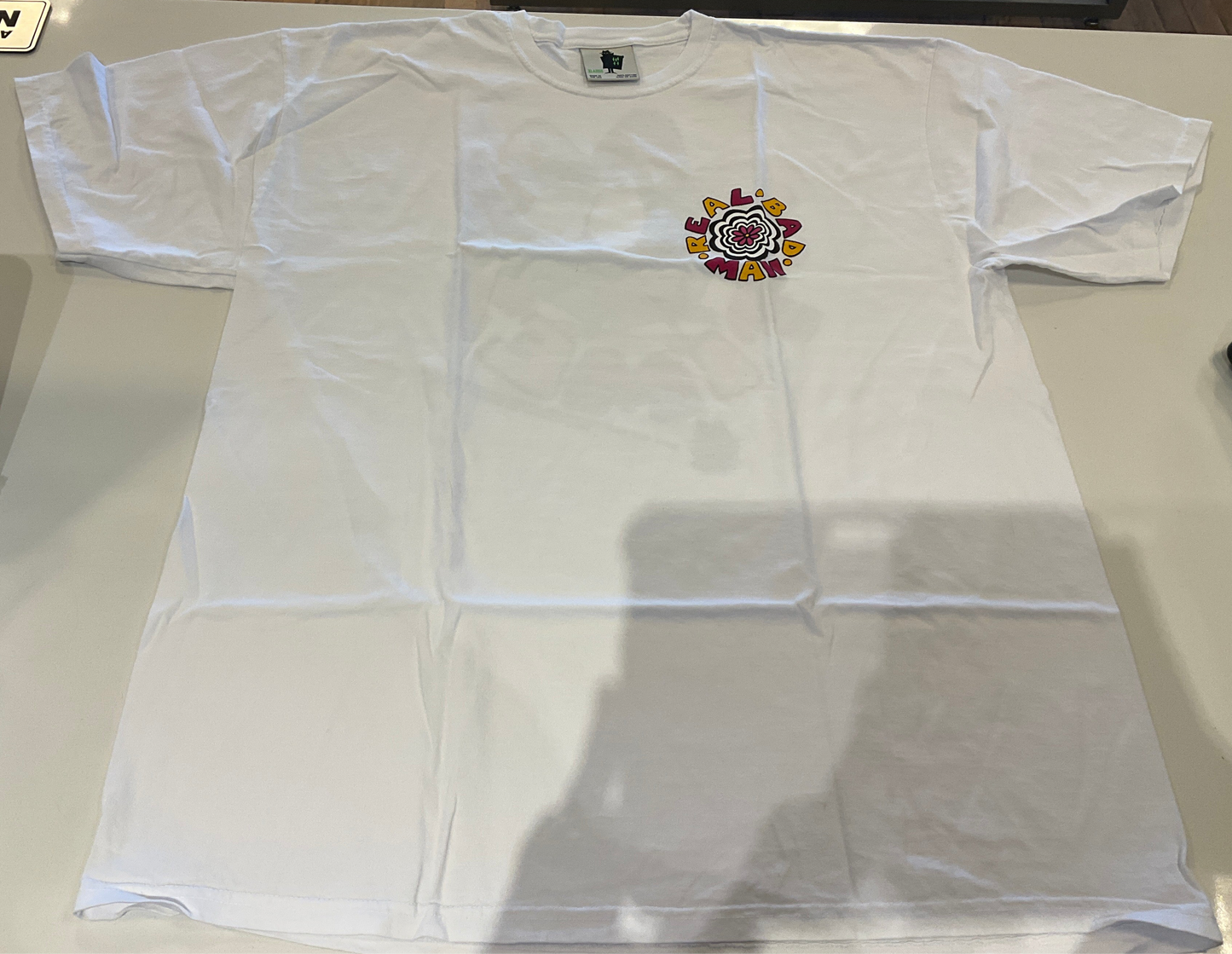 Real Bad Man Hard Times Tee White
