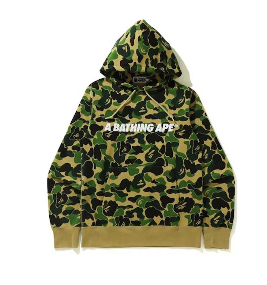 Bape ABC Green Camo Hoodie