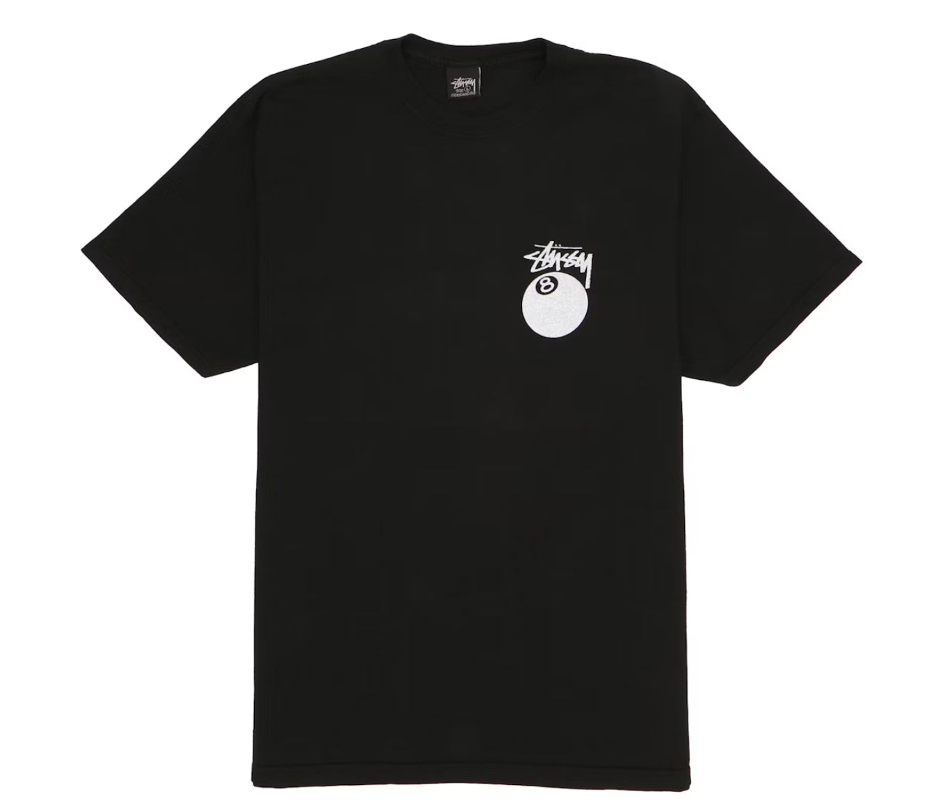 Stussy 8 Ball Pig Dyed Tee Black