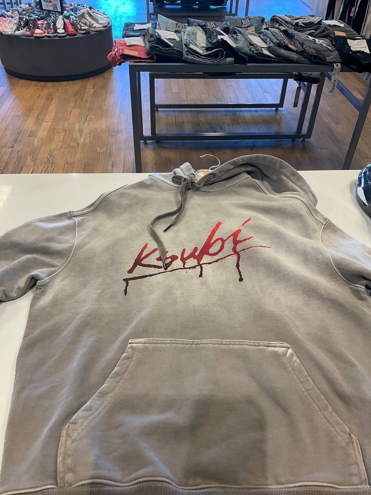 Ksubi Flint Biggie Hoodie Grey