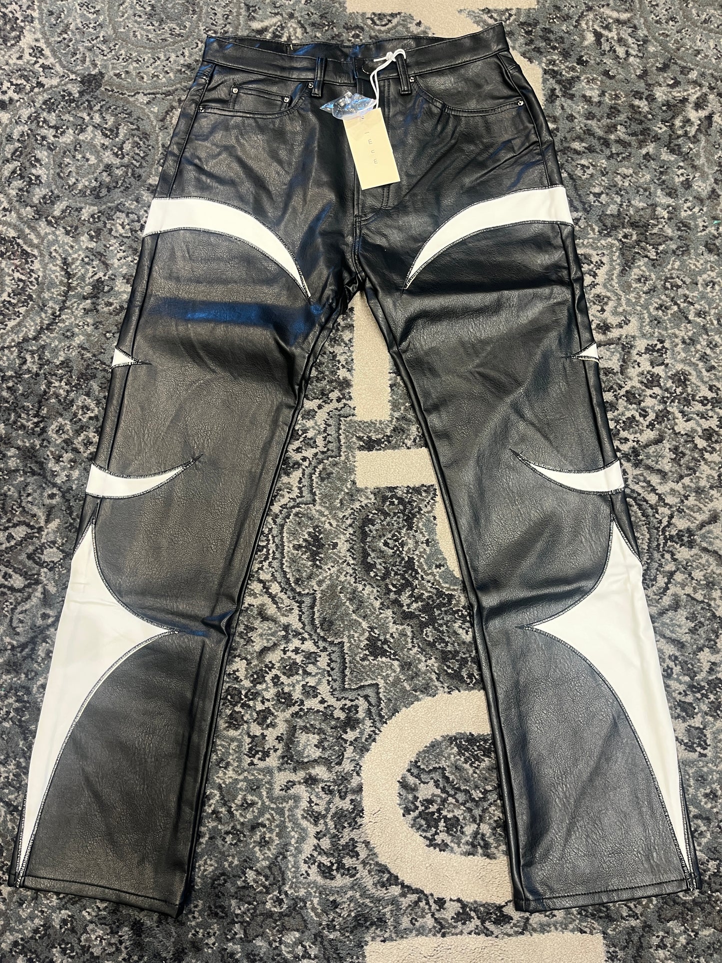 Tribal PU Pants
