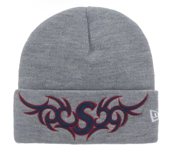 Supreme New Era S Logo Beanie Gray