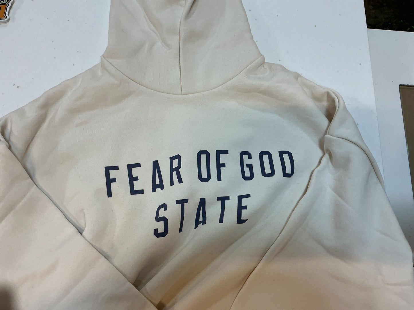 Fear Of God Essentials Fleece Hoodie Shell Dark Purple