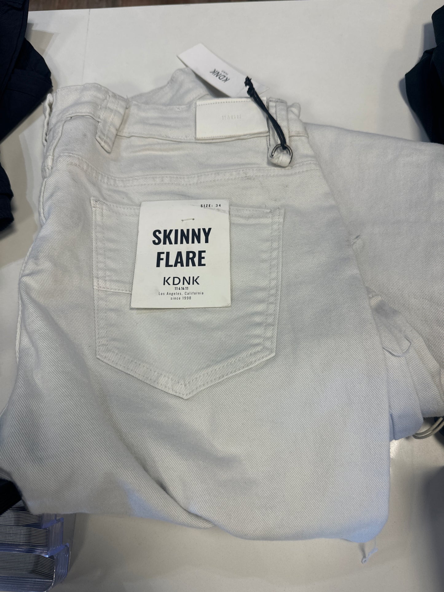 KDNK skinny flare white *SALE*