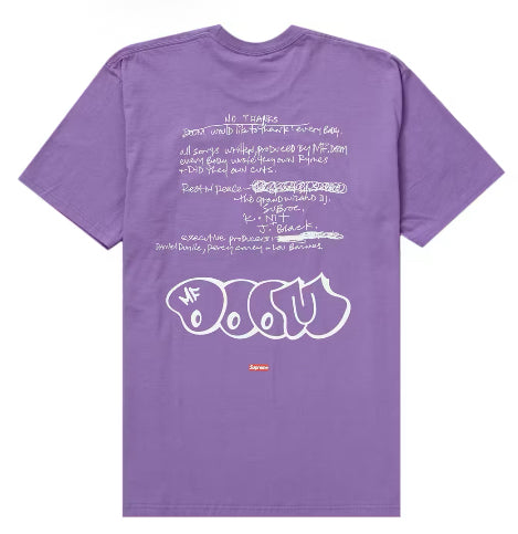 Supreme MF Doom Tee Purple