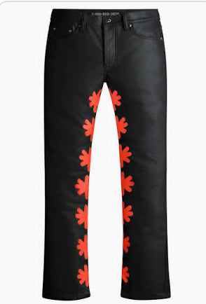 Lost Shdws Wax Pant Black/Red