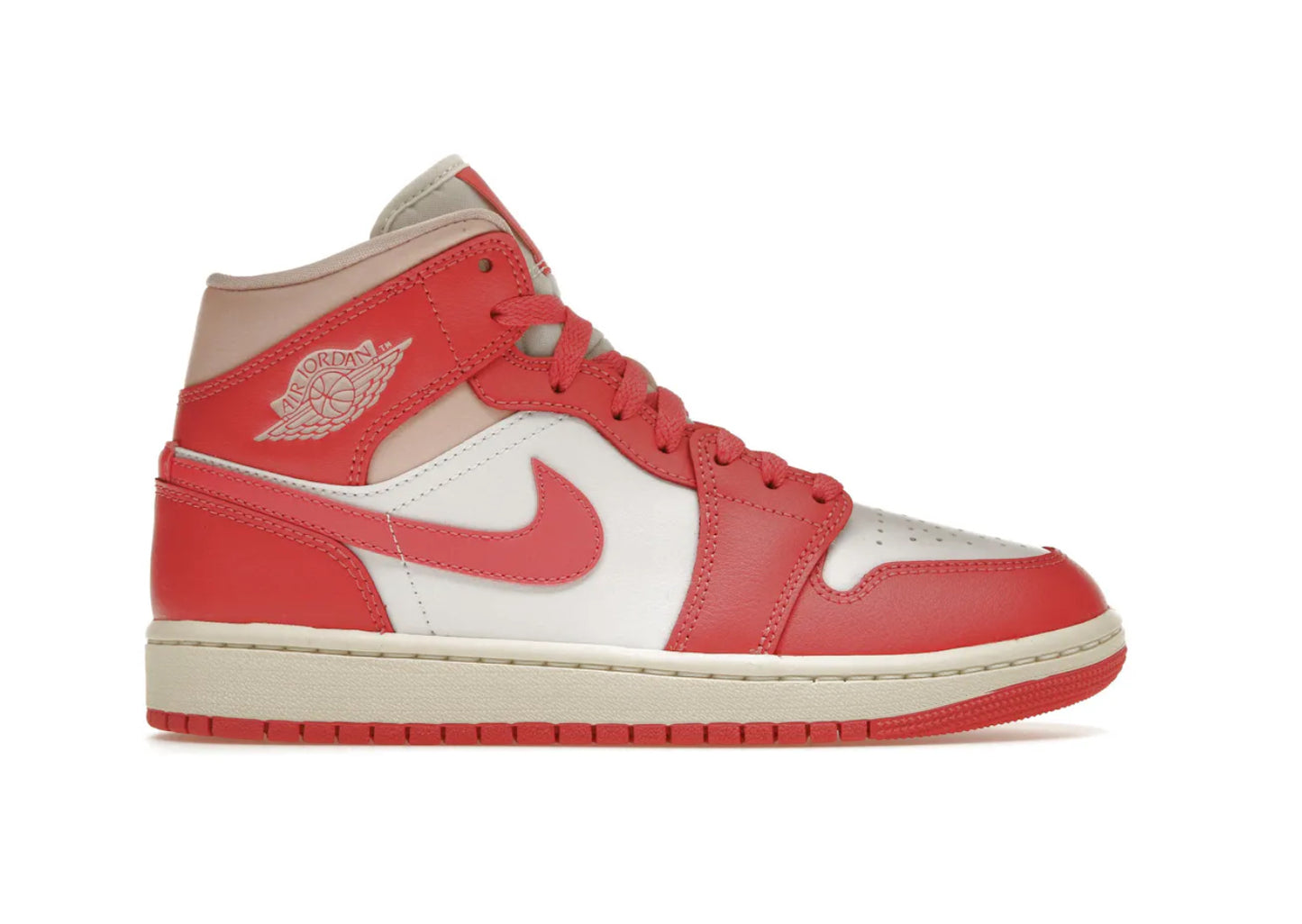 Jordan 1 Mid Strawberries And Cream (Women's)
