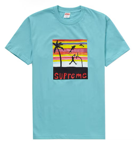 Supreme Dunk Tee Blue