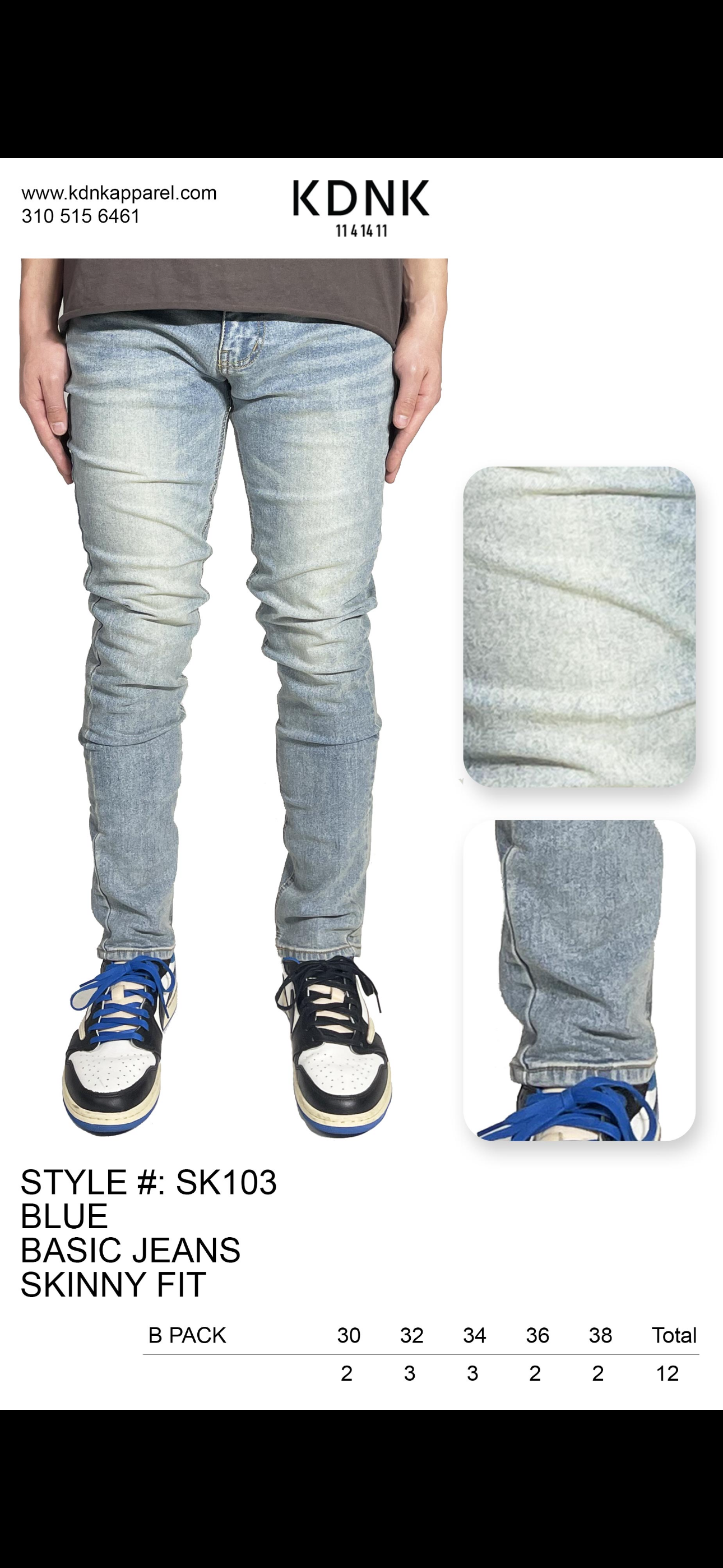 KDNK Basic Blue Jeans Skinny Fit