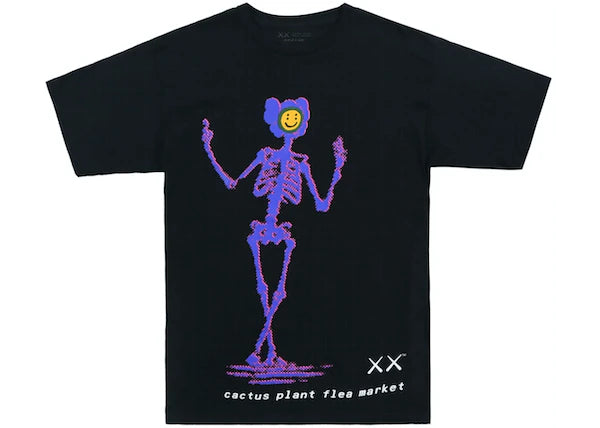 KAWS x Cactus Plant Flea Market T-Shirt Black