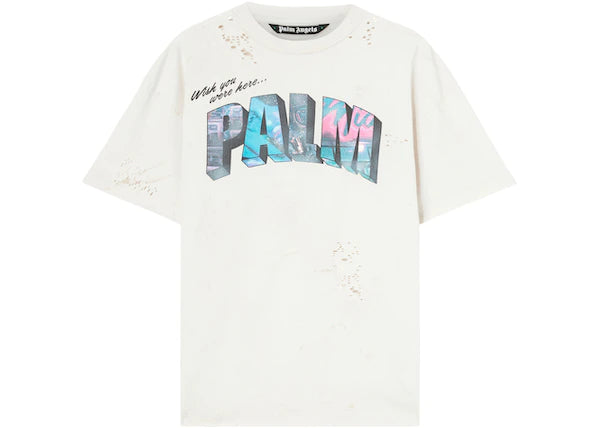 Palm Angels Palm Sign Print T-shirt White/Multi