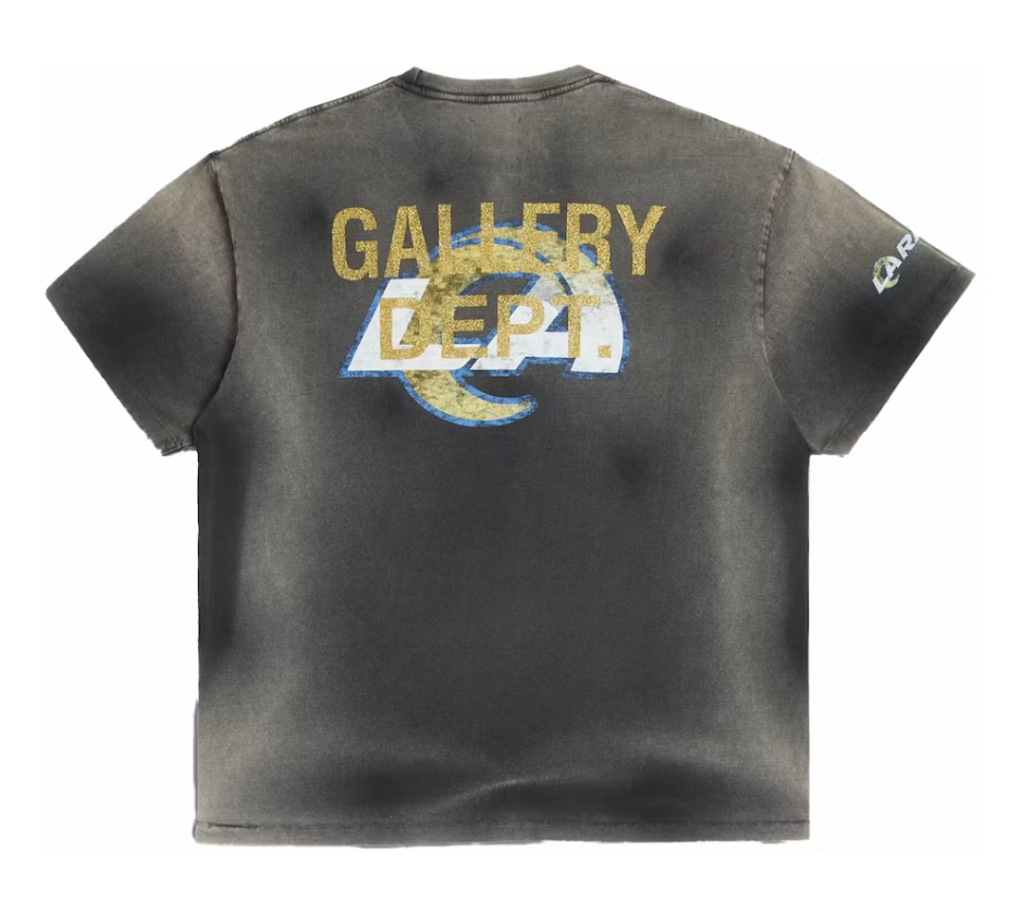 Gallery Dept. T-Shirt LA Rams Sun Faded Black