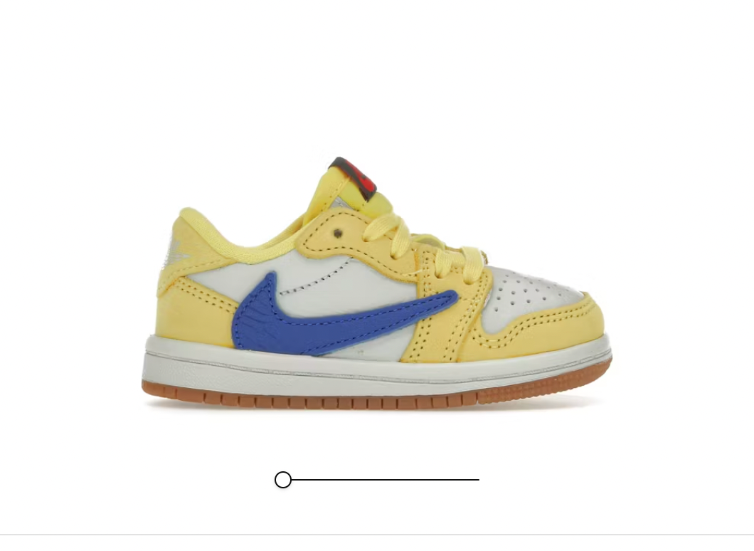 Jordan 1 Retro Low OG SP Travis Scott Canary (TD)