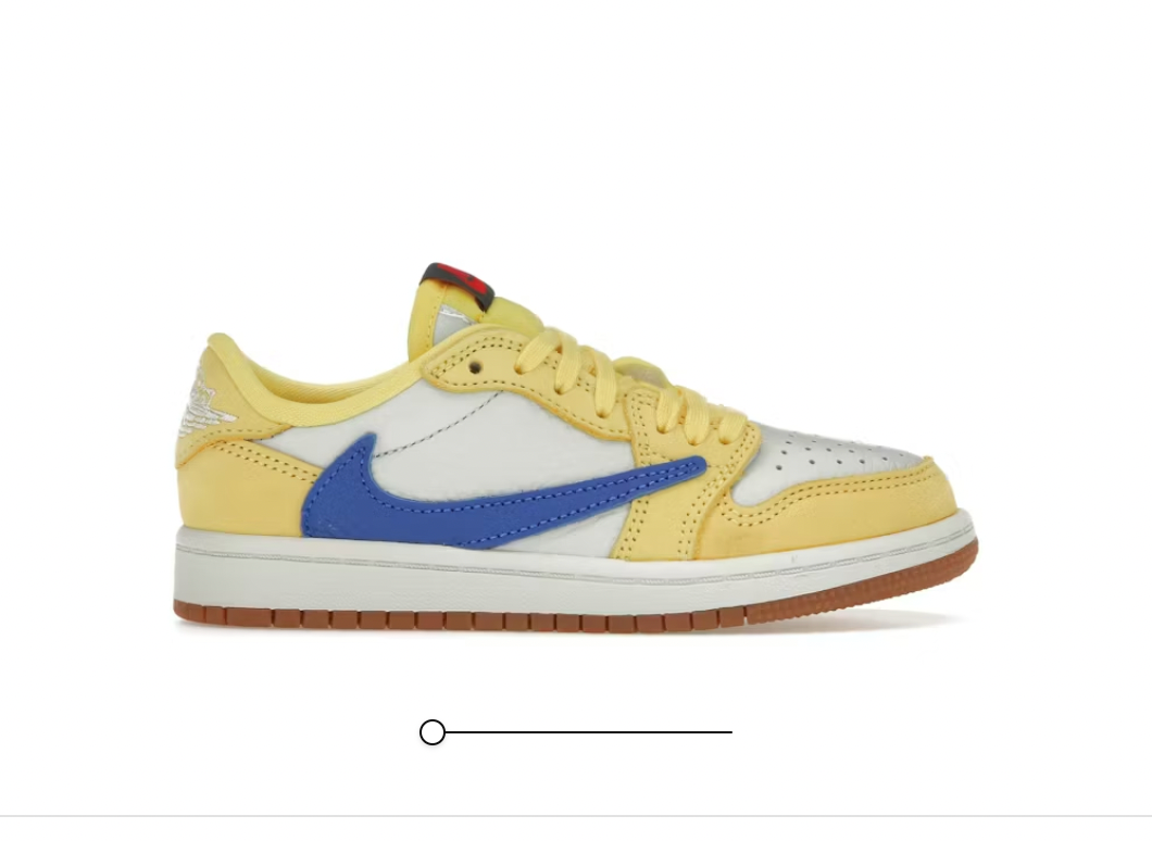 Jordan 1 Retro Low OG SP Travis Scott Canary PS