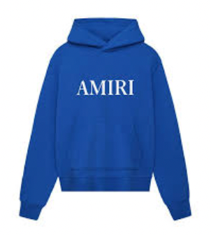 Amiri Core Logo Hoodie Blue