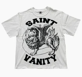 Saint Vanity White & Black Griffen Tee