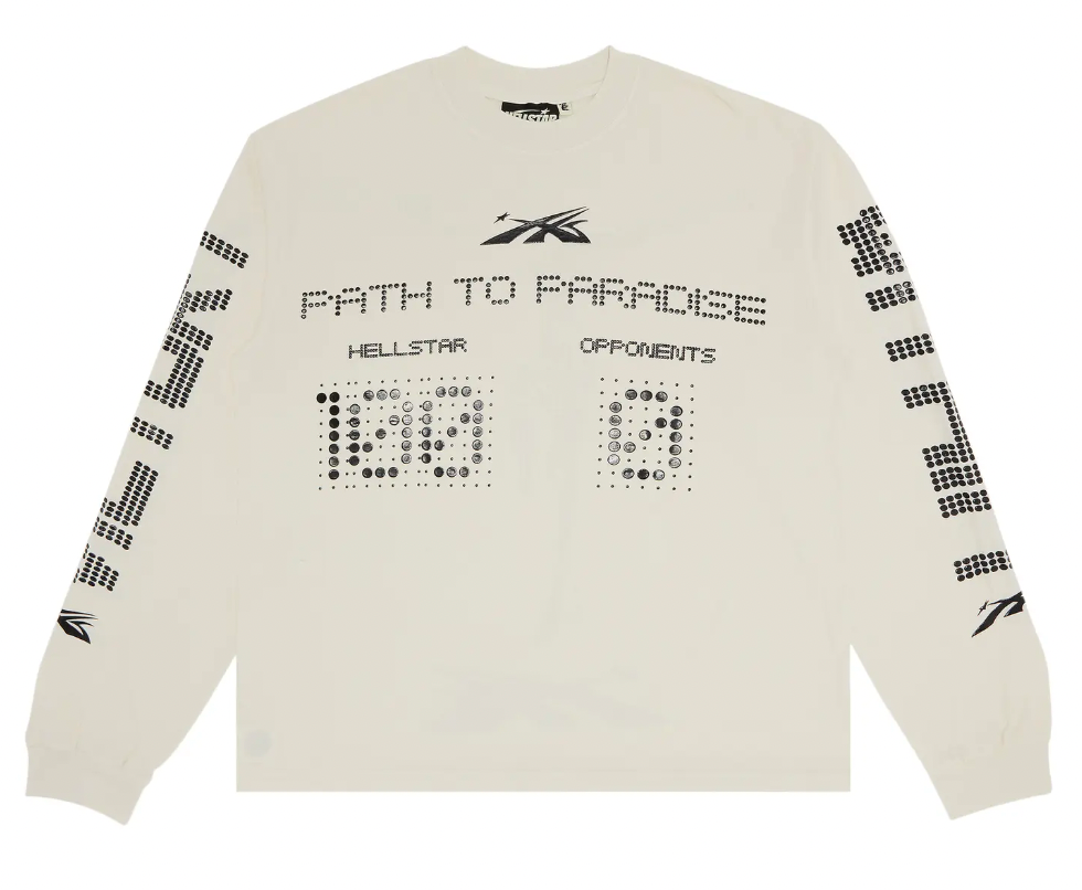 Hellstar Scoreboard Longsleeve Cream