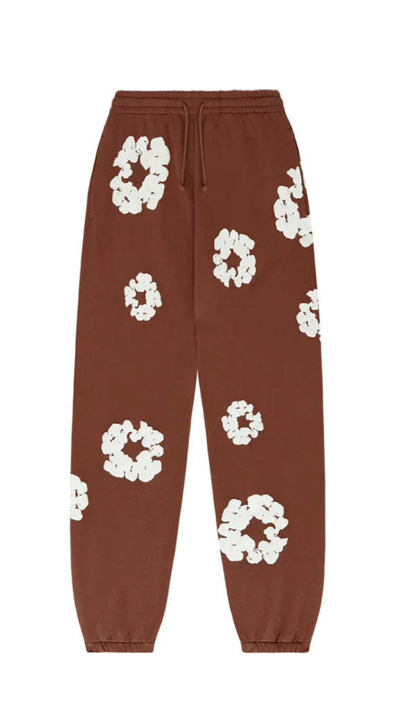 Denim Tears Cotton Wreath Sweatpants Brown