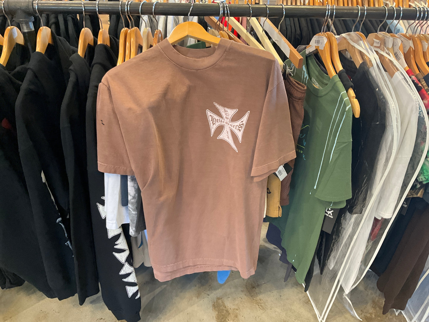 Pieces Hellraiser Tee Brown