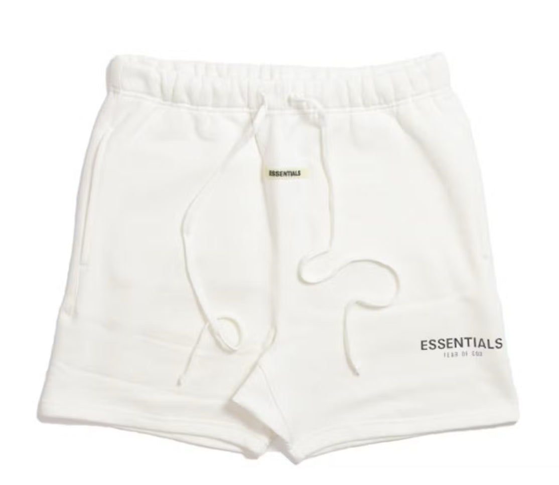Fear of God Essentials Sweat Shorts White