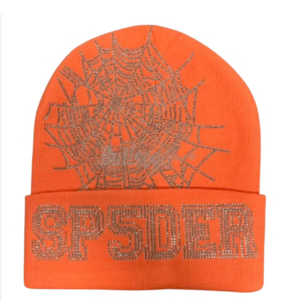 Orange Sp5der Beanie
