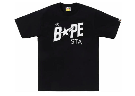 Bape Crystal Stone Bape Sta Tee Black